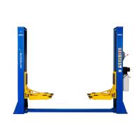 Автоподъемник двухстоечный ROSSVIK V2-5.5 г/п 5,5т, 380В, с нижней синхронизацией. Синий
