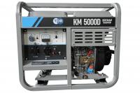 Генератор дизельный 5,0 кВт 220В с электростартером и колесами TOR KM5000D