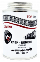 Клей-цемент «TOP RTS CEMENT», синий, 250мл, BL-250