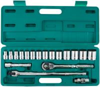 S05H4219S Набор головок торцевых дюймовых 1/2"DR, SAE 3/8"--1-1/4", 19 предметов