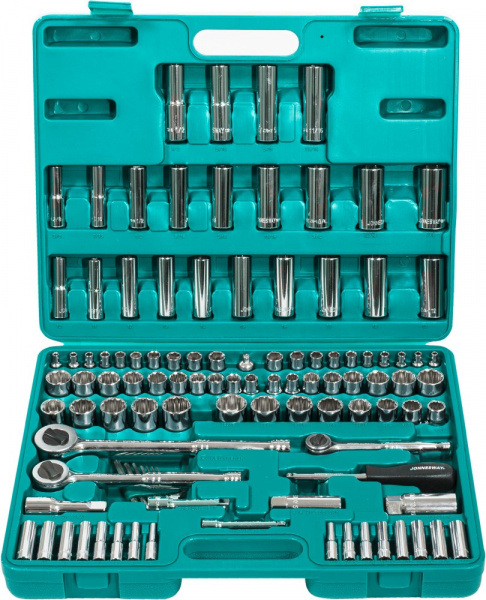 S05H48107S Набор инструмента универсальный 1/4", 3/8" и 1/2"DR, 107 предметов