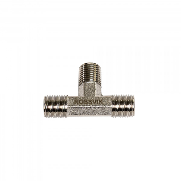 A137/2.R Тройник ROSSVIK Т-обр ММM 1/4"